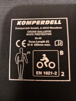 Protektor-Weste Komperdell Gr. S, schwarz, wenig benutzt Komperdell