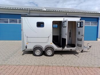 Pferdetransporter Pferdeanhänger Humbauer Notos Plus 3000KG, Humbauer Humbauer Notos Plus, Gerhard Strobel (Dickenherr Trucks und Trailers), Przyczepa konna, Baden-Württemberg - Unterschneidheim