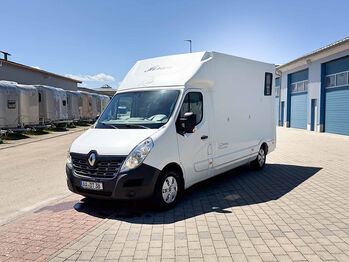 Pferdetransporter Hengstausstattung Viehtransporter Tiertransporter Chevaux Horsetruck Renault Master Hengstausstattung