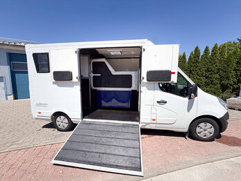 Pferdetransporter Hengstausstattung Viehtransporter Tiertransporter Chevaux Horsetruck, Renault Master Hengstausstattung, Gerhard Strobel (Dickenherr Trucks und Trailers), Przyczepa konna, Baden-Württemberg - Unterschneidheim