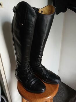 QHP Reistiefel aus Leder (Größe 40) QHP