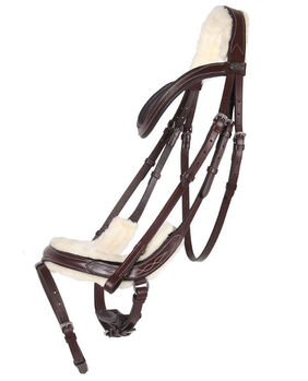 QHP Trense Ontario Braun Fell Vollblut fast neu, QHP Trense Ontario, Alva, Bridles & Headstalls, Berg