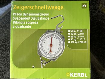 Zeigerschnellwaage Futter Waage Kerbl 5kg  -neu-, Kerbl, Danny, Hay Nets, Bags & Rags, Steinheim am Albuch