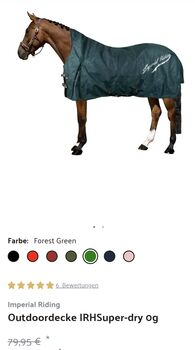 Regendeckel IRH-SuperDry 0g 125cm, Mieke Feddersen , Horse Blankets, Sheets & Coolers, Buxtehude 