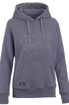 RANCH-X HOODIE TED GLITZERPRINT GR.M, RANCH-X  RANCH-X HOODIE TED, Manuela Wölk , Shirts & Tops, Langenfeld 