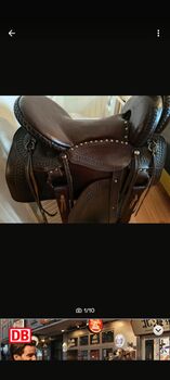 Selten! Charro-/Vaquero-Westernsattel mit spezieller Polsterung, Birgit, Western Saddle, Leipzig