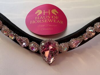 Real crystal browbands, Haus of Horsewear , Nicola , Browbands, Basildon