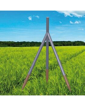 Recyclingpfähle, 10 x 230 cm, Zaunpfähle, Koppelpfosten, Freihaus Koppel-Group Recyclingpfahl 10x230