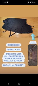 Regendecke, 145 fällt aber größer aus