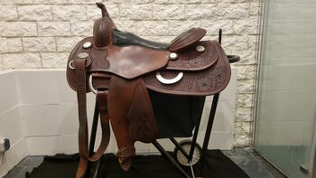 Reiningsattel Westernsattel Showsattel Custom Made Sattel, JS Saddle , Susi , Western Saddle, Linsengericht