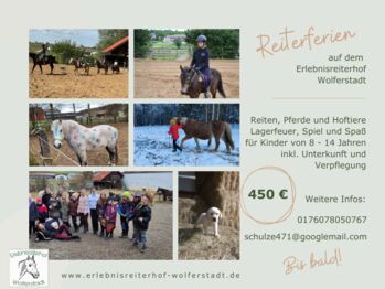Reiterferien auf dem Erlebnisreiterhof Wolferstadt, Isabelle Zimmermann , Reiturlaub, Wolferstadt