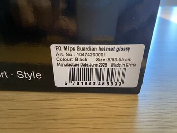 Reithelm equipage neu mit Verpackung und Etikett Equipage EQ Mips Guardian helmet glossy 