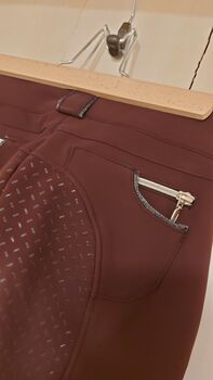 Reithose Gr. 34, Vollbesatz Silikon Epplejeck / Quur QNicci