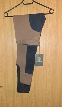 Reithose von Kantrie,  braun mit vollleder Besatz,  gr. 38, Kantrie , Bärbel Seidlitz, Reithosen, Hechthausen