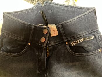 Reitjeans Leggins mit Besatz Größe 34 dunkelblau