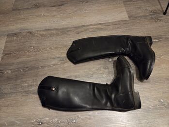 Reitstiefel schwarz Leder Hobo