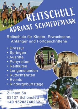 Reitunterricht für Kinder und Erwachsene