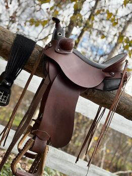 Wanderreitsattel Western Quantum short and light, Deuber  Quantum western short and light , Barbara Spreizenbarth Krautinger , Western Saddle, Passail