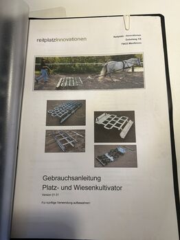 Reitplatzplaner zum Anhängen an das Pferd Reitplatzinnovationen