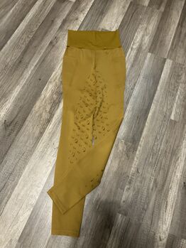 Reithose, Reitleggings XS Gold/Gelb, Senffarben Vollgrip Reithose Lauria Garrelli