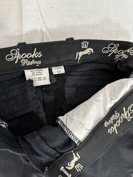 Reithose Spooks Größe Ladies XS in schwarz Vollbesatz Spooks  Reithose mit Vollbesatz 