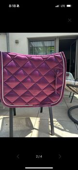 Ridersdeal Dressurschabracke lila Bambus Ridersdeal Love Bambus 
