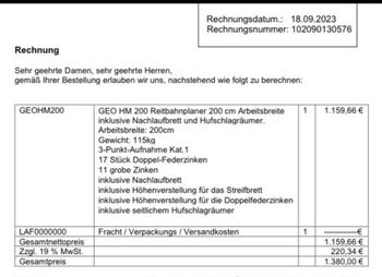 Reitplatzplaner GEO HM 200