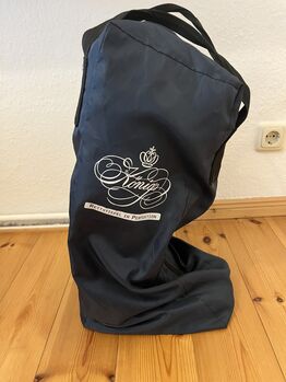 Reitstiefel Echtleder Königs mit Tasche, Stiefelspannern und Anziehhilfe Königs
