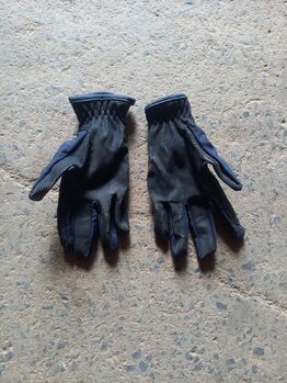 Reithandschuhe Kinder 7-9 Jahre  blau rosa, Franzi, Riding Gloves, Ebsdorfergrund