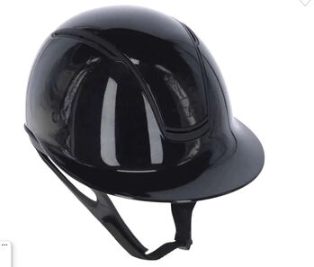 Reithelm Eclipse Polo schwarz von Covalliero Größe 56-58 Covalliero Eclipse Polo