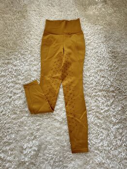 Reithose, Reitleggings XS Gold/Gelb, Senffarben Vollgrip Reithose, Lauria Garrelli, Vivien, Breeches & Jodhpurs, Emlichheim 