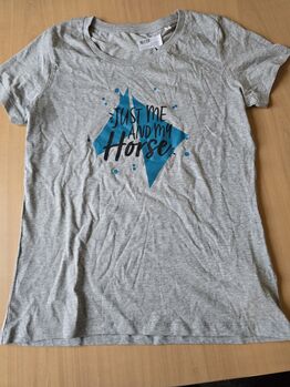 Reitshirt "Just me and my horse" Gr. M (38/40) neu