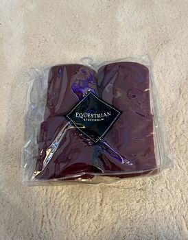 Equestrian Stockholm Fleecebandagen Full Equestrian Stockholm Merlot Crystal