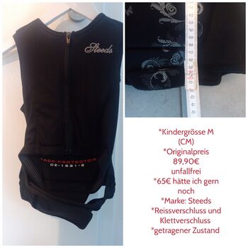 Reiterschutzweste , Kindergröße M (cm), STEEDS, STEEDS , Katja Kolberg , Children's Shirts & Tops, Baden-Württemberg - Calw