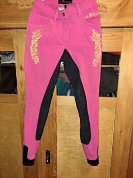 Reithose pink HKM Glööckler