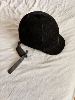 Size 54 Velvet black Riding Helmet TUV Rheinland