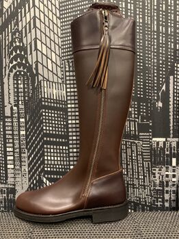 Reitstiefel, spanische Lederstiefel, Gr. 40, Iris, Riding Boots, Selb