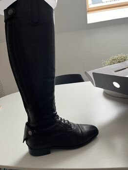 Reitstiefel, Leder schwarz, Gr.37, Steeds Brasilia slim, Alexandra Trappmann, Riding Boots, Menden 