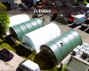 Robuste Rundbogenhalle 6x12 m 204012P – eine praktische, vielseitige und preisgünstige Lösung