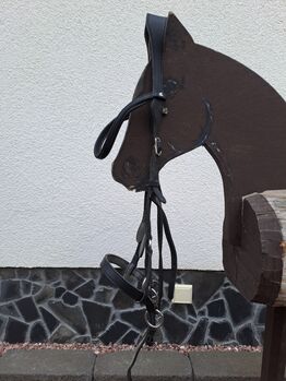 Sabro Sidepul schwarz WB, Sabro, Nadine, Bitless Bridles, Vettweiß