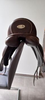 Sattel Dressur Hidalgo Roma 18" braun Leder Hidalgo Roma