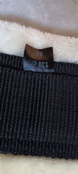 Sattelgurt Langgurt 130 cm mit Fell Equinate  130 cm 52 "