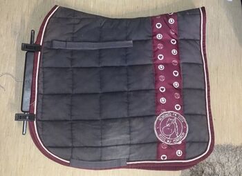 Schabracke Dl/Dr/Dressur, Eskadron  Eskadron Nici Burgundy/Grey, Jenni , Dressage Pads, Elchingen 