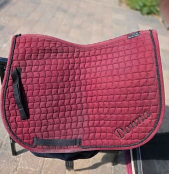 Schabracke "Donna" VS Full / WB bordeaux-schwarz, Katja, Dressage Pads, Halle (Saale)