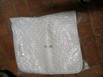 Dressurschabracke NEU weiß Showmaster Baumwoll-Schabracke Basic Deluxe