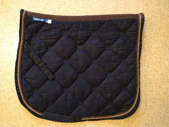 Schabracke DR Loesdau schwarz Waschleder, Loesdau horse-friends, Carolin, Dressage Pads, Windischeschenbach