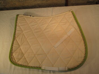 Schabracke weis grüne Biese Dressur Springen 2 Stück WB BARTL, BARTL, Mandy, Dressage Pads, Camburg