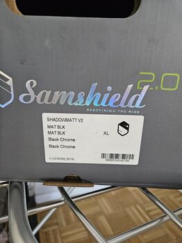 Samshield Shadowmatt V2 matt schwarz neuwertig Reithelm Samshield Shadowmatt V2