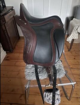 Sattel Working/Dressur, Deuber  Impuls Decor, Radaszewski , Dressursattel, Wiesbaden 
