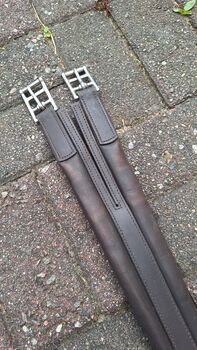 Sattelgurt lang springen in braun 140cm